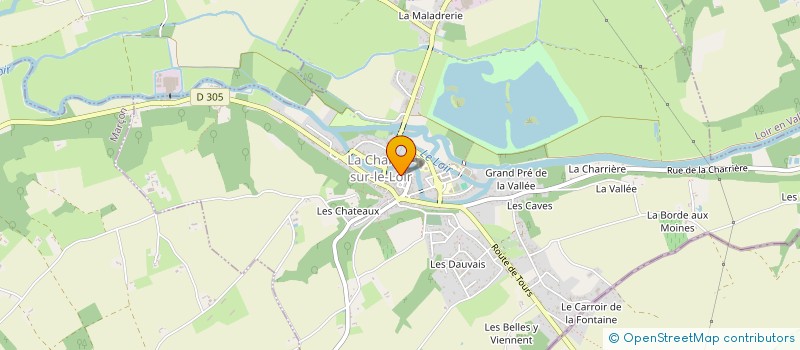 localisation de l'entreprise MONSIEUR ERIC VISCONTI à LA CHARTRE-SUR-LE-LOIR