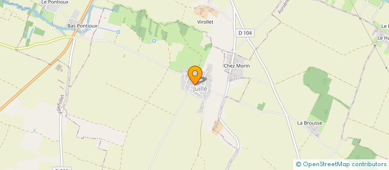 localisation de l'entreprise MONSIEUR ERIC VISENTIN  JUILLE