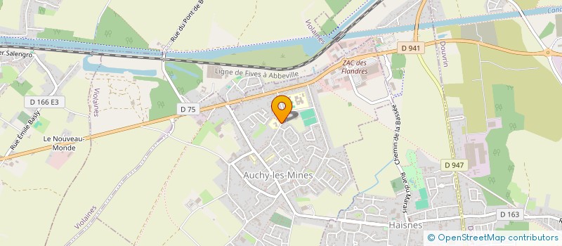 localisation de l'entreprise MONSIEUR ERIC VISEUR  AUCHY-LES-MINES