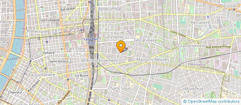 localisation de l'entreprise MONSIEUR ERIC VIVIANT à LYON