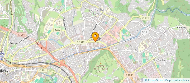 localisation de l'entreprise MONSIEUR ERIC VOLLAND  SAINT-ALBAN-LEYSSE