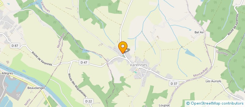 localisation de l'entreprise MONSIEUR ERIC VOLPE  ORGUEIL