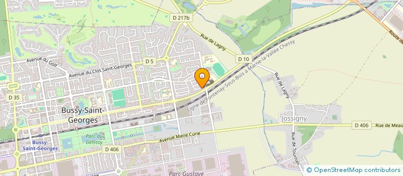 localisation de l'entreprise MONSIEUR ERIC VONGSOUTHI  BUSSY-SAINT-GEORGES