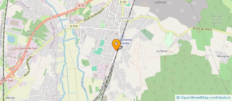 localisation de l'entreprise MONSIEUR ERIC VOYER à LA COURONNE
