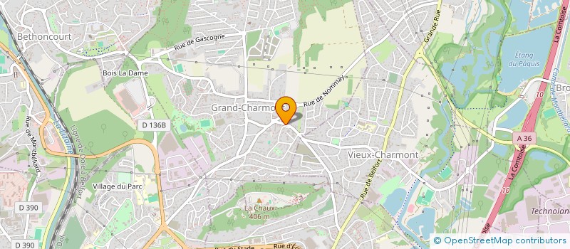 localisation de l'entreprise MONSIEUR ERIC VURPILLOT  GRAND-CHARMONT