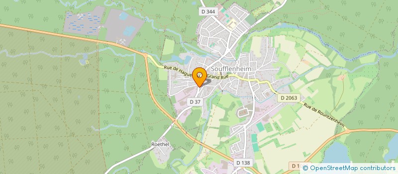 localisation de l'entreprise MONSIEUR ERIC WAGNER  SOUFFLENHEIM