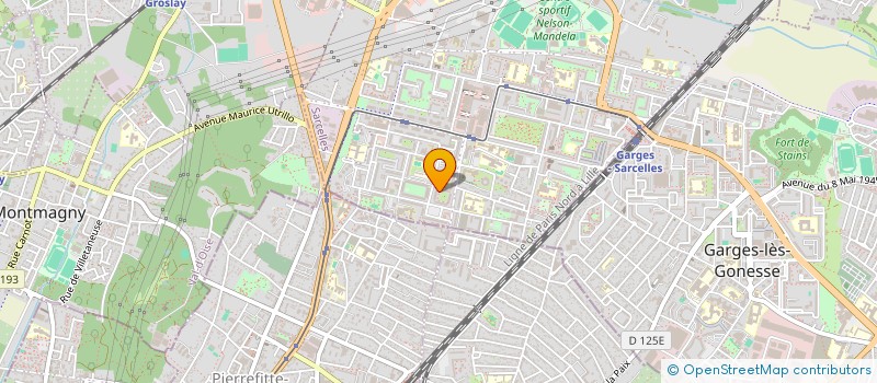 localisation de l'entreprise MONSIEUR ERIC WAJARGA TOKOLO  SARCELLES