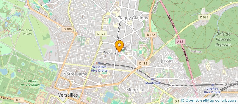 localisation de l'entreprise MONSIEUR ERIC WAMIN à VERSAILLES