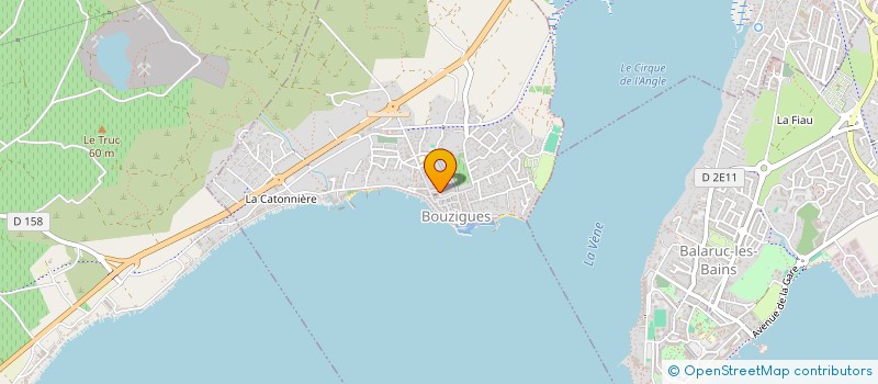 localisation de l'entreprise MONSIEUR ERIC WEBER  BOUZIGUES