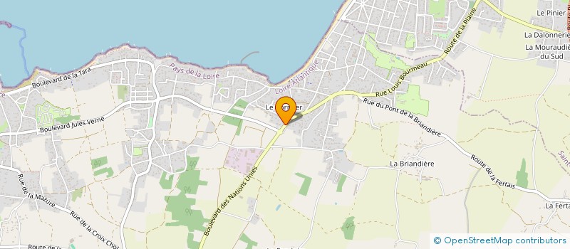localisation de l'entreprise MONSIEUR ERIC WEBER à LA PLAINE-SUR-MER