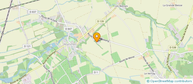 localisation de l'entreprise MONSIEUR ERIC WEBER  MANTHES