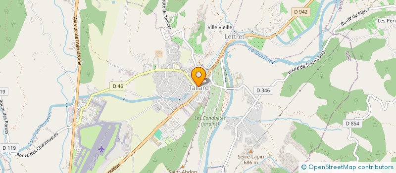 localisation de l'entreprise MONSIEUR ERIC WEINTRAUB  TALLARD