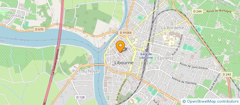 localisation de l'entreprise MONSIEUR ERIC WEISS  LIBOURNE