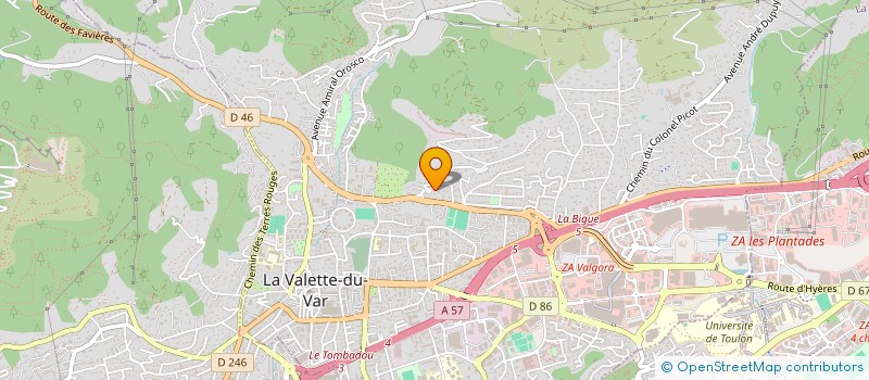 localisation de l'entreprise MONSIEUR ERIC WERNETTE à LA VALETTE-DU-VAR