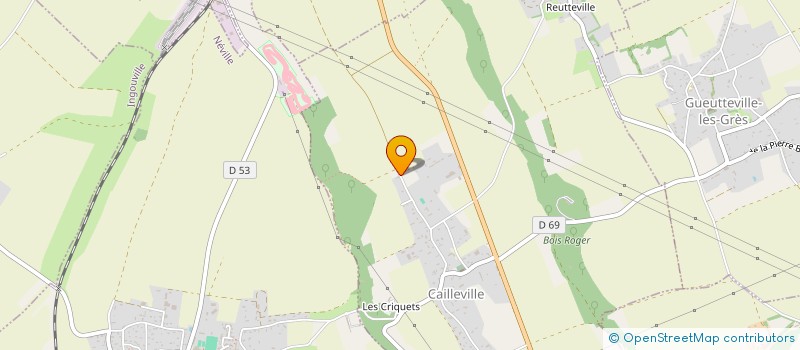 localisation de l'entreprise MONSIEUR ERIC WESSBERGE  CAILLEVILLE