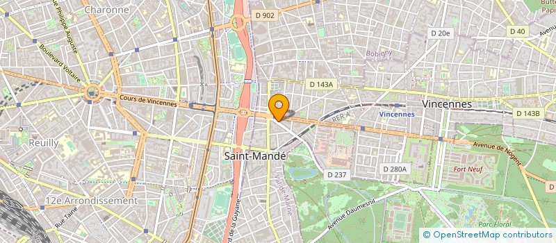 localisation de l'entreprise MONSIEUR ERIC WETTERWALD à SAINT-MANDE