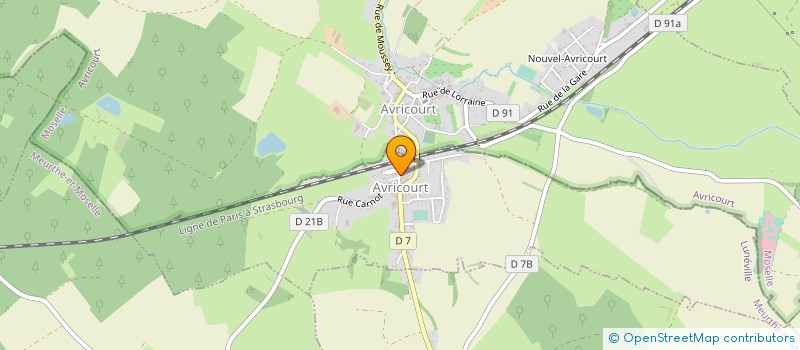 localisation de l'entreprise MONSIEUR ERIC WETZEL à AVRICOURT