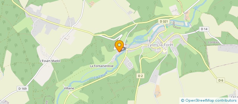 localisation de l'entreprise MONSIEUR ERIC WETZEL  LYONS-LA-FORET