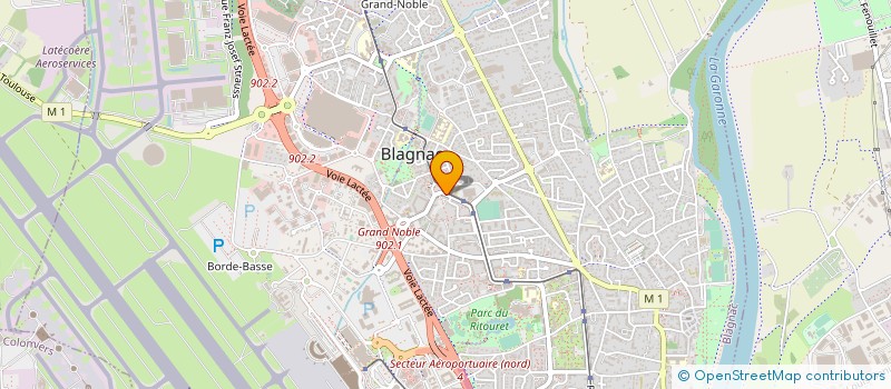 localisation de l'entreprise MONSIEUR ERIC WEYLAND à BLAGNAC