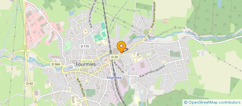 localisation de l'entreprise MONSIEUR ERIC WILLOT  FOURMIES