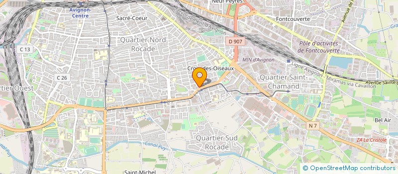 localisation de l'entreprise MONSIEUR ERIC WITTENS  AVIGNON