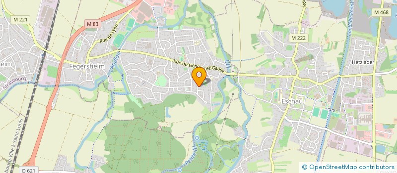 localisation de l'entreprise MONSIEUR ERIC WOEFFLER  FEGERSHEIM