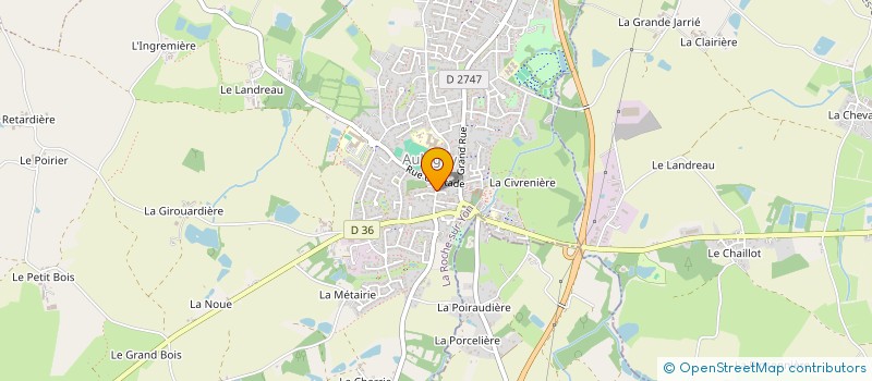 localisation de l'entreprise MONSIEUR ERIC WOZNIAK  AUBIGNY-LES CLOUZEAUX