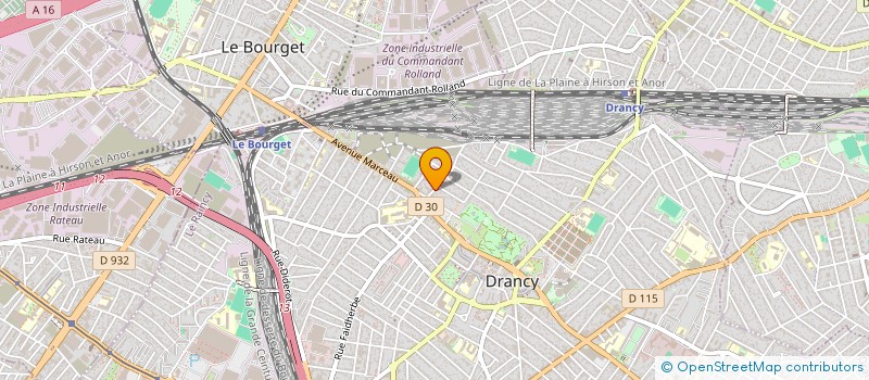 localisation de l'entreprise MONSIEUR ERIC XIE  DRANCY