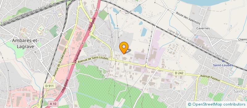 localisation de l'entreprise MONSIEUR ERIC YVEN  SAINT-LOUBES