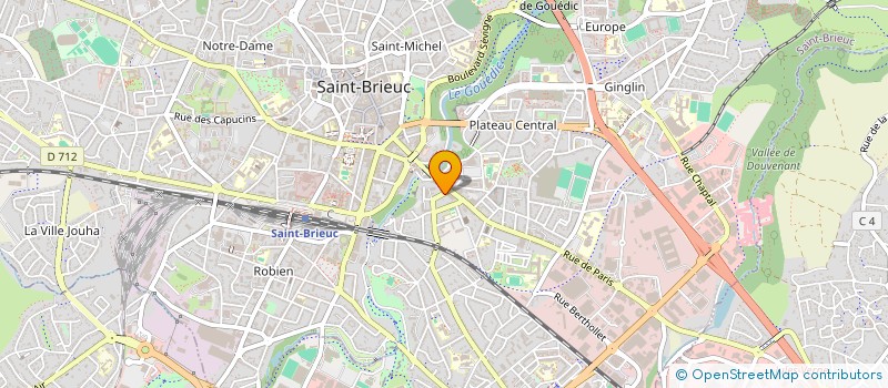 localisation de l'entreprise MONSIEUR ERIC ZANARDELLI à SAINT-BRIEUC