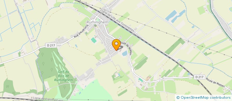 localisation de l'entreprise MONSIEUR ERIC ZANDERS  RUMINGHEM
