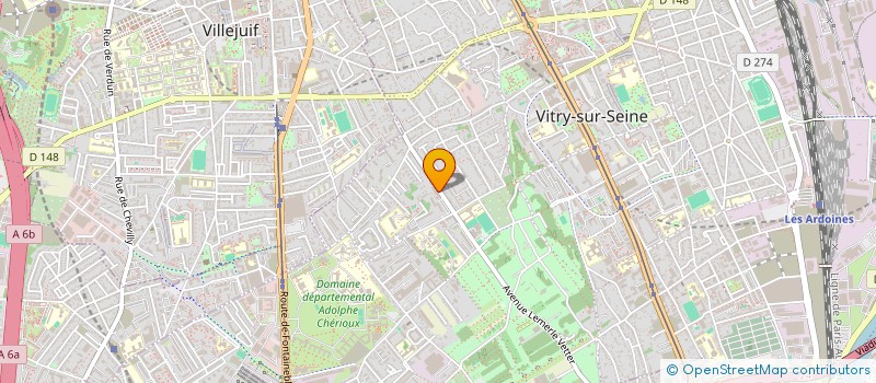 localisation de l'entreprise MONSIEUR ERIC ZAOUI à VITRY-SUR-SEINE