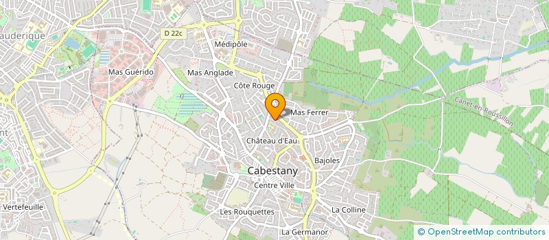 localisation de l'entreprise MONSIEUR ERIC ZAPLANA  CABESTANY