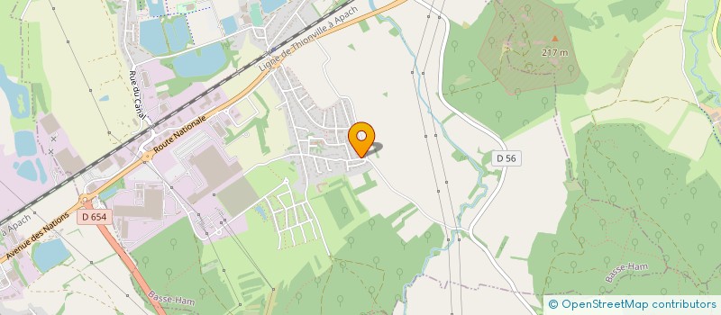 localisation de l'entreprise MONSIEUR ERIC ZORRILLA  BASSE-HAM