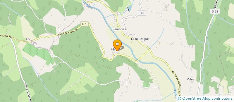 localisation de l'entreprise MONSIEUR ERIC ZUNINO à PUYCELSI