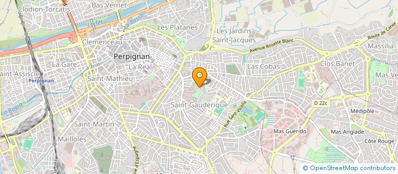 localisation de l'entreprise MONSIEUR ERICH BROUSSET  PERPIGNAN