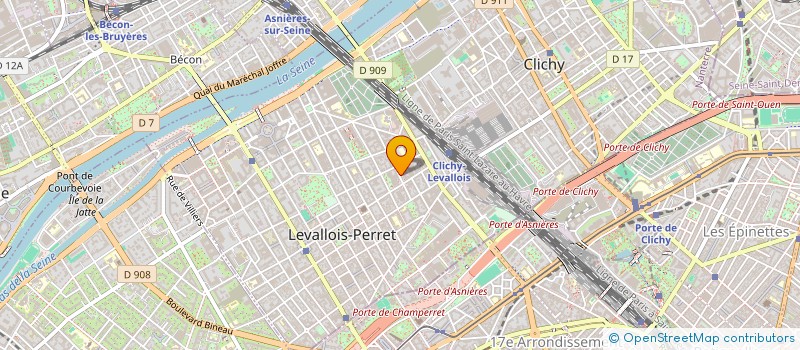 localisation de l'entreprise MONSIEUR ERICH PEREIRA MEDEIROS à LEVALLOIS-PERRET