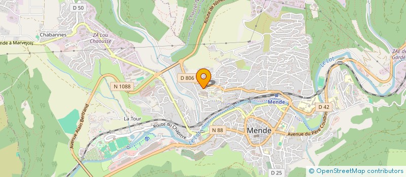 localisation de l'entreprise MONSIEUR ERICH TURKO  MENDE