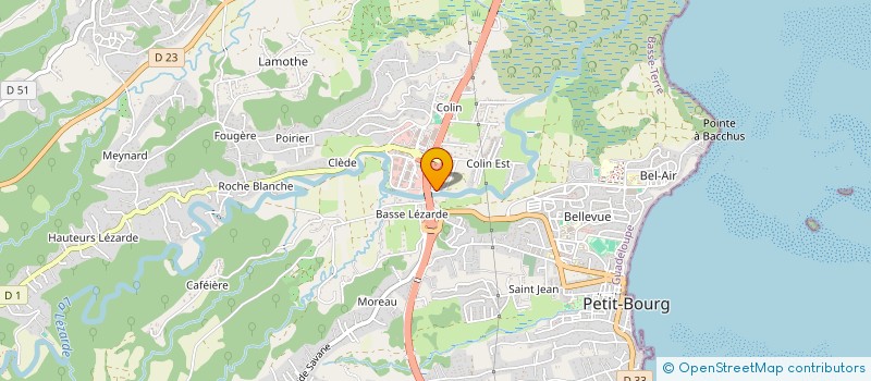 localisation de l'entreprise MONSIEUR ERICK ALEXIS  PETIT-BOURG