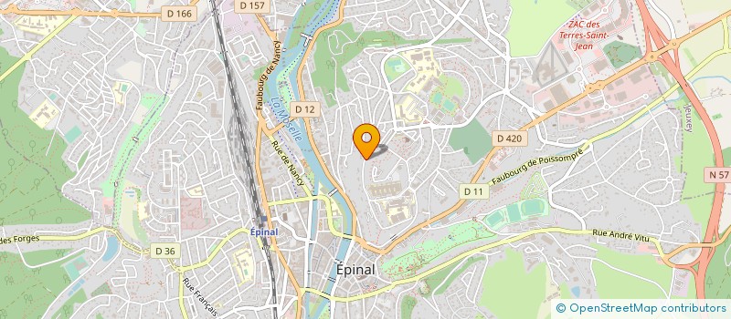 localisation de l'entreprise MONSIEUR ERICK ANDERSSON  EPINAL