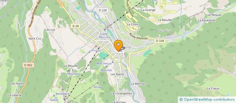 localisation de l'entreprise MONSIEUR ERICK ANDRE à MORZINE