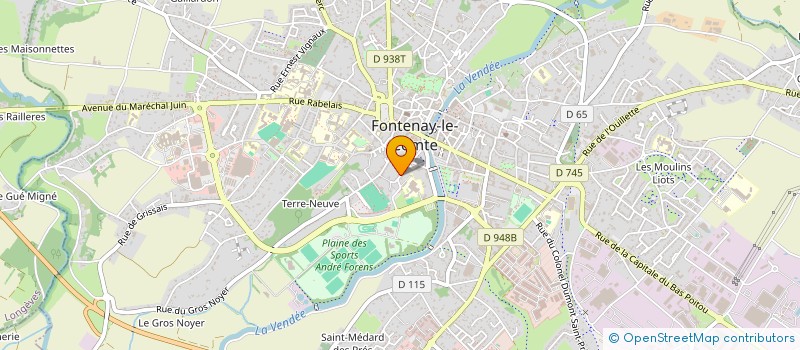 localisation de l'entreprise MONSIEUR ERICK BOSSARD à FONTENAY-LE-COMTE