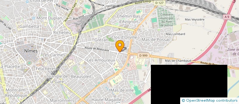 localisation de l'entreprise MONSIEUR ERICK CALVETTI  NIMES