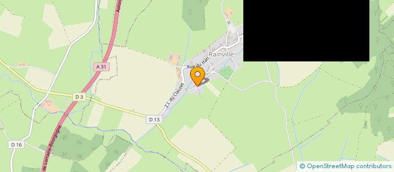 localisation de l'entreprise MONSIEUR ERICK CLAUSS  RAINVILLE