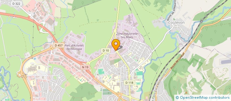 localisation de l'entreprise MONSIEUR ERICK COCHAUX  VESOUL