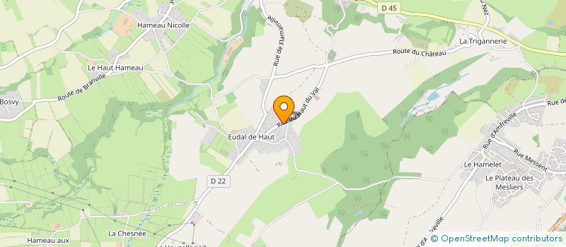 localisation de l'entreprise MONSIEUR ERICK DIJOUX  LA HAGUE