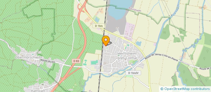 localisation de l'entreprise MONSIEUR ERICK GAUTHIER  HERRLISHEIM-PRES-COLMAR