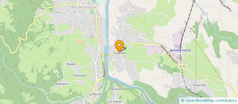 localisation de l'entreprise MONSIEUR ERICK GRANGE à BAS-EN-BASSET