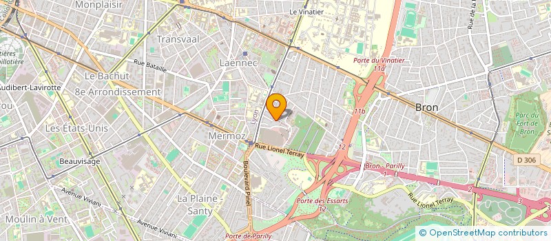 localisation de l'entreprise MONSIEUR ERICK GROSJEAN  BRON