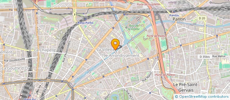 localisation de l'entreprise MONSIEUR ERICK HARDY  PARIS